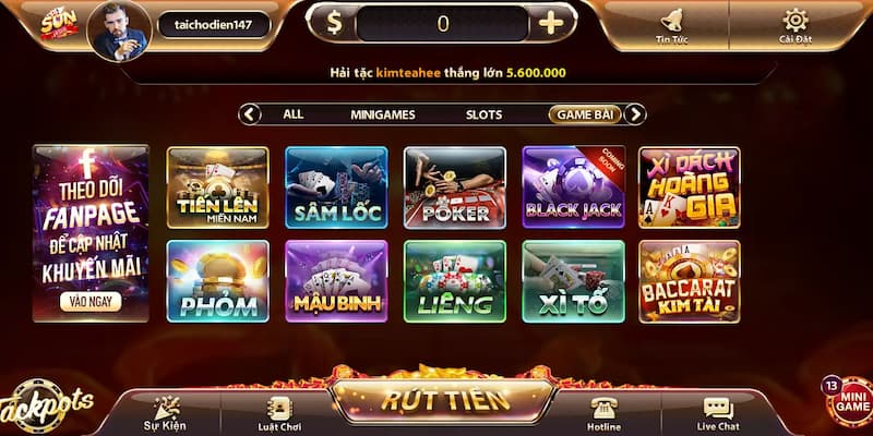 Giới thiệu đôi nét về game bài đẳng cấp Sunwin 